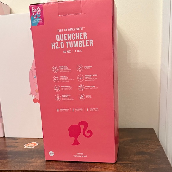 Stanley Barbie Pink Tumbler 40 oz - Picture 3 of 4